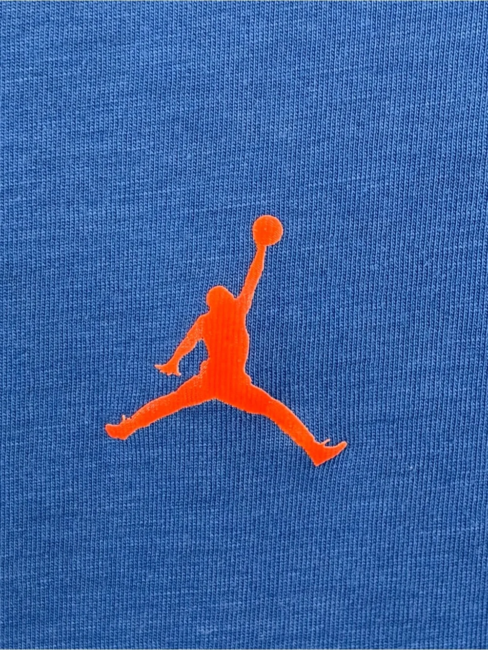 Jordan Florida Gators Dri-Fit Tee with Logo & Orange Jumpman Royal Blue Large